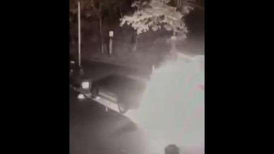 Геращенко опубликовал видео поджога авто гражданином России (видео)