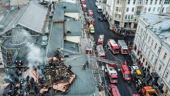 В Москве пылал музей им. Пушкина, обнародованы ФОТО/ВИДЕО
