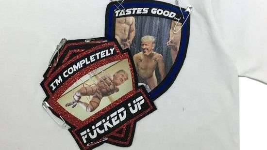 Марка женской одежды выпустила коллекцию футболок с голым Трампом (ФОТО)