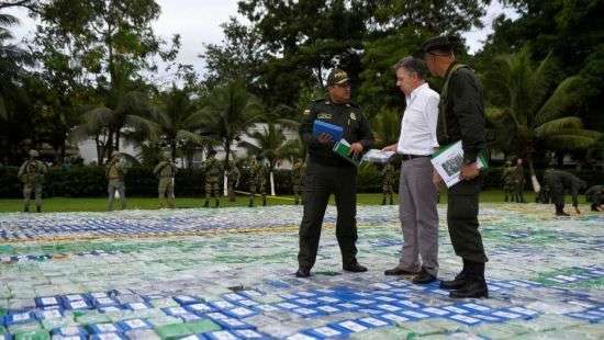 В Колумбии изъяли крупнейшую партию кокаина в истории страны