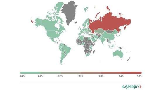 Россия лидирует по количеству атак троянов