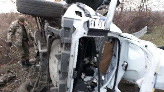 Подрыв полицейского авто под Бахмутом признали терактом