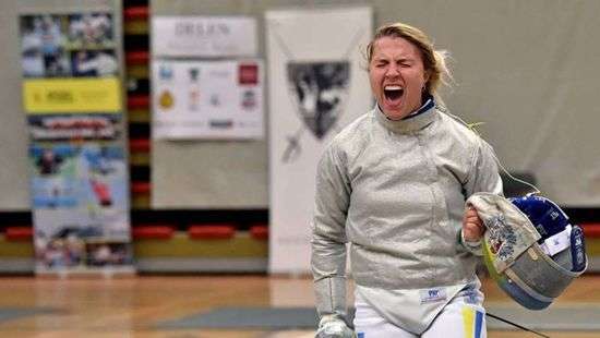 Украинка выиграла первое место на КМ по фехтованию