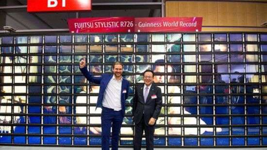 Панно из планшетов Fujitsu попало в Книгу рекордов Гиннесса