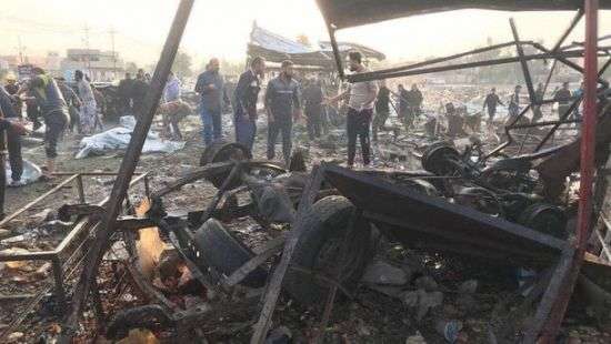 В Ираке смертник взорвал грузовик на многолюдном рынке - погибли десятки людей