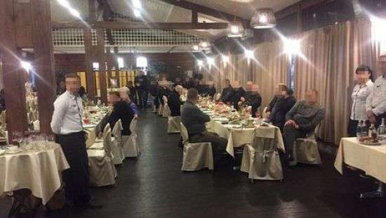 В ресторане под Киевом задержаны десятки криминальных авторитетов