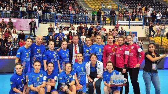 Сборная Украины по гандболу стала второй на турнире в Испании