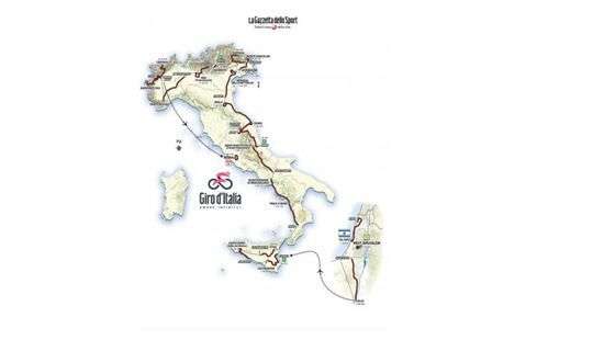 Стал известен маршрут «Джиро д´Италия»