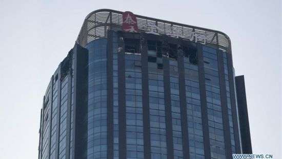 В Китае горел небоскреб, есть жертвы