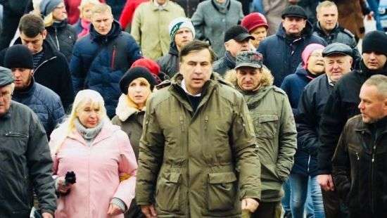 Саакашвили объявил сбор на новый митинг в следующее воскресенье