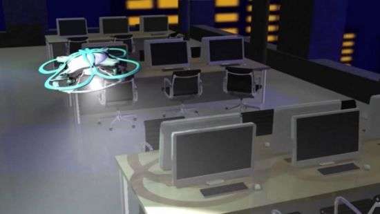 В Японии дрон будет прогонять трудоголиков