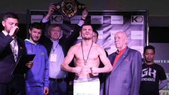 Украинский боксер нокаутом завоевал первый титул в карьере