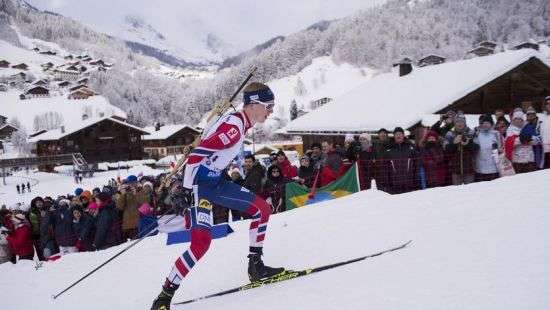 Норвежец выиграл очередную гонку этапа Кубка мира