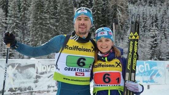 Украинские биатлонисты завоевали бронзу на Кубке IBU