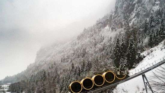 В Швейцарии заработал самый быстрый в мире фуникулер (ФОТО/ВИДЕО)