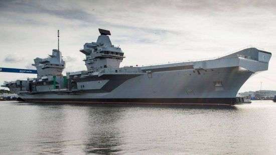 Новый британский авианосец за 3,1 млрд фунтов дал течь