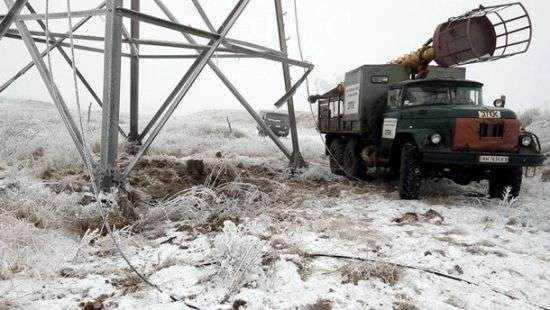 В Украине обесточены 34 населенных пункта