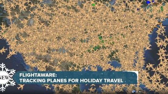 Самолетов больше, чем звезд: что происходит в небе над США перед Рождеством (онлайн-трансляция)