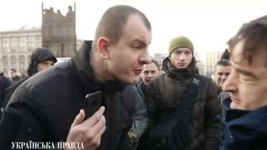 На Митинге против убийцы Веремия оплевали Гужву (ВИДЕО)