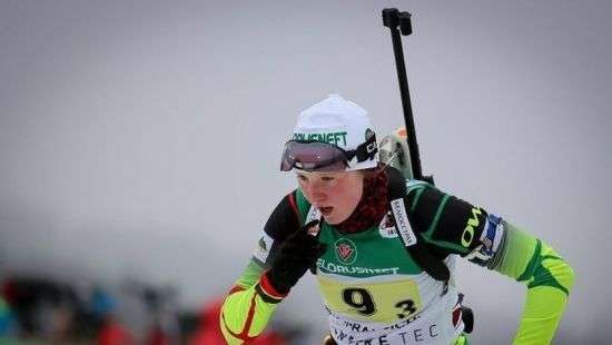 Блашко победила в гонке преследования на ЧУ по биатлону