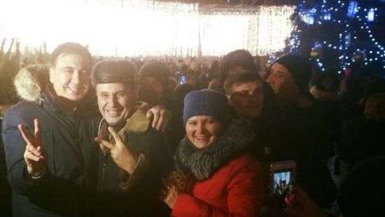 Стало известно, где и с кем встречал Новый год Саакашвили