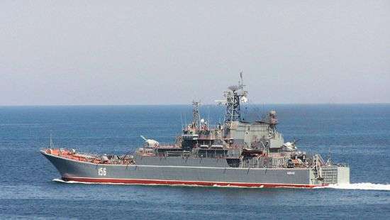 Сухогруз протаранил российский корабль, который вез боеприпасы в Сирию