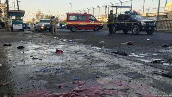 На видео попал момент взрыва в столице Ирака (ВИДЕО)