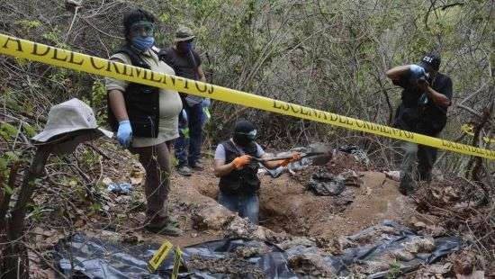 В Мексике обнаружили 33 человеческих черепа