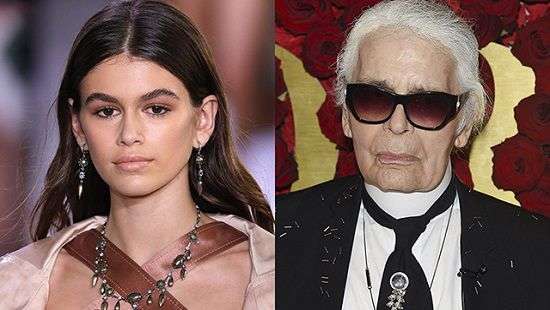 Карл Лагерфельд и дочь Супермодели Синди Кроуфорд  выпустит совместную коллекцию одежды