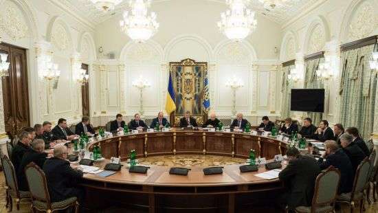 Порошенко начал заседание СНБО