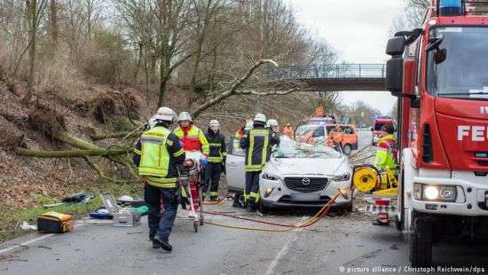 На Европу обрушился ураган «Фридерике»: погибли пять человек,