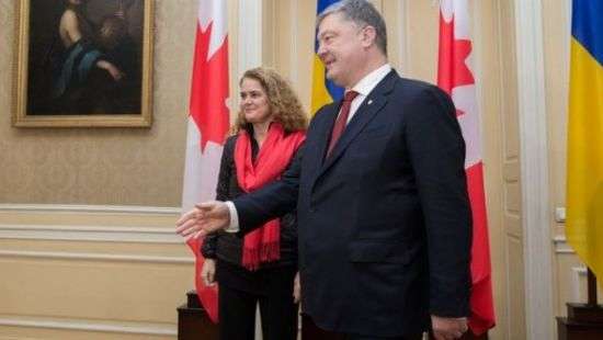 Генерал-губернатор Канады сделала Порошенко подарок «с душой»