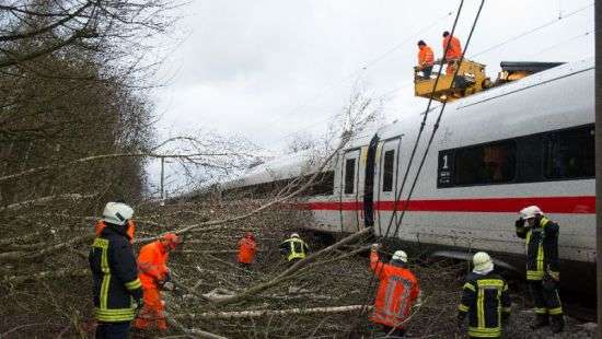 Ураган «Фридерике» принес Германии убытков на 500 млн евро