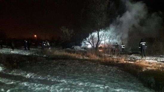 Упавший вертолет оставил полсотни домов без электричества
