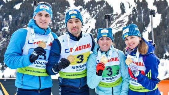 Украина заняла второе место на ЧЕ по биатлону