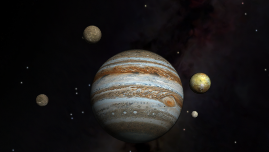 NASA показало, как на Юпитере бушует буря (ФОТО)