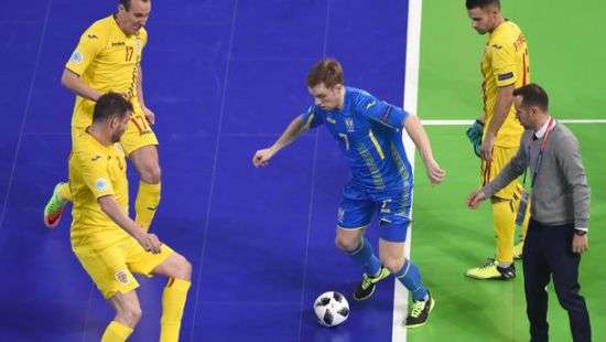 Украина обыграла Румынию на ЧЕ по футзалу
