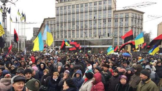 На МихоМитинг в Киеве вышли несколько тысяч человек