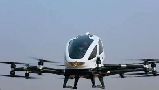 Китайское дрон-такси совершило тестовый полет