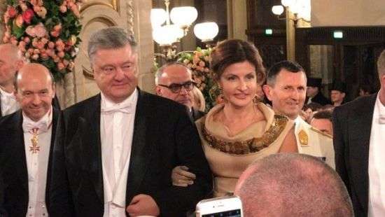 Появилось ВИДЕО прибытия Петра и Марины Порошенко на Венский бал