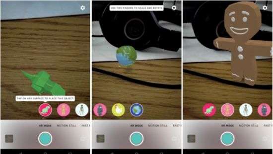 Google добавила AR-стикеры