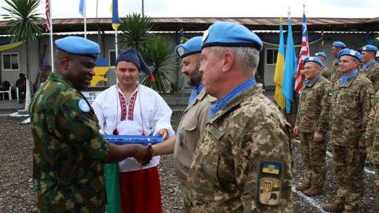 Украинская миротворческая миссия возвращается из Либерии