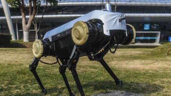 В Китае показали четырехногого робота