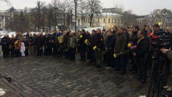 В Киеве состоялся молебен в память о Героях Небесной сотни - ВИДЕО