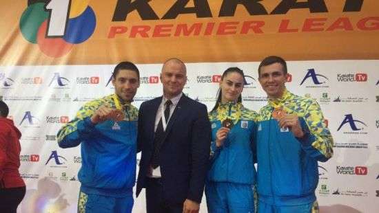 Украинские каратисты завоевали медали на турнире в Дубае
