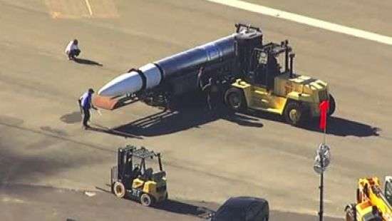 Американская секретная ракета попала на ВИДЕО