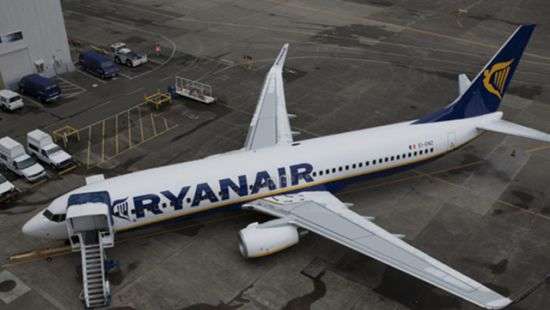 Самолет Ryanair впервые сел в аэропорту Борисполь
