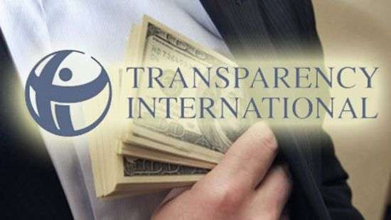 Украина на 130 месте в индексе коррупции Transparency International