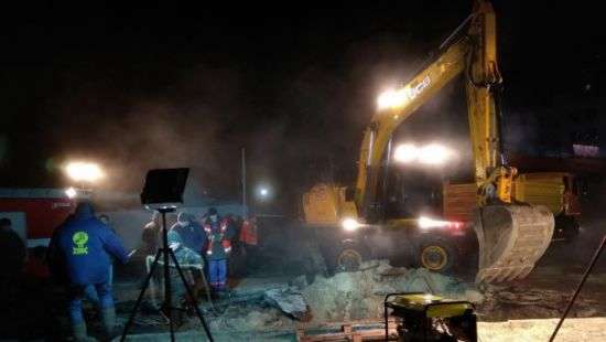 Два района Харькова остались без отопления из-за трех порывов на теплотрассе