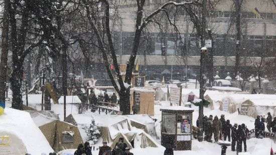 Активисты под Радой опасаются зачистки палаточного городка (ФОТО)